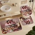 thumbnail image 6 of 4Pcs Shower Curtain Sets with Rugs Shower Curtain Set with Shower Curtain And Rugs 4 Piece Icing on The Cake Waterproof Personality Pattern Bath Curtains Sweet Food Dessert for Bathroom Decor Sets, 6 of 8