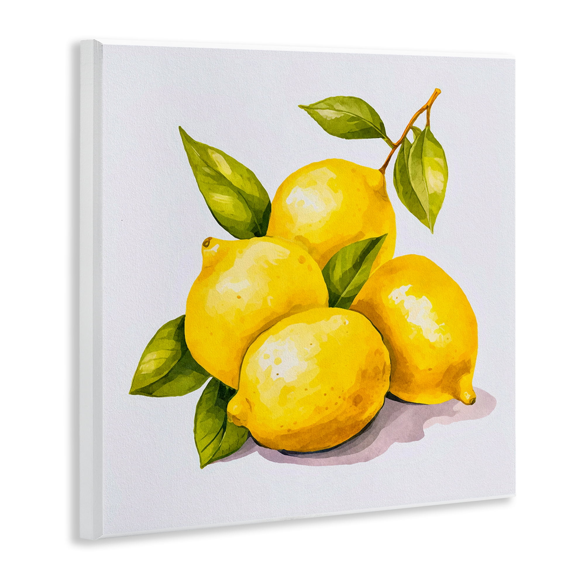 Stupell Industries Lemon Delights Fruit Food & Beverage Painting Unframed Art Print Wall Art, 12 x 12
