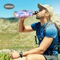 thumbnail image 6 of Yayeee 20oz Insulated Water Bottle Double Wall Stainless Steel with Flip Straw Lid, Pastel Pink Marble Pattern, 6 of 7