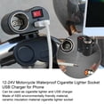 thumbnail image 4 of Motorcycle USB Charger, Waterproof Motorcycle USB Phone Charger, Durable Cars ATV For Motorcycles Give Mobile Phones Power Supply, 4 of 8