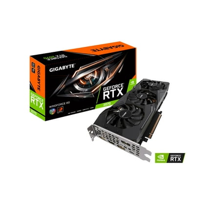 Gigabyte GeForce RTX 2070 WINDFORCE 8G Graphics Card GV-N2070WF3-8GC - plus free Wolfenstein: Youngblood Game (Best Cheap Graphics Card For Gta 5)