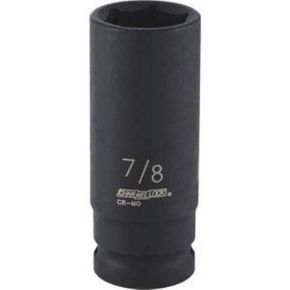 Channellock 1/2" Drive 7/8" 6-Point Deep Standard Impact Socket