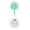 Green, variant on Oraceous Nurse Fob Watch Retractable Hanging Watch Nurses Pocket Watch with Clip on Brooch Watch