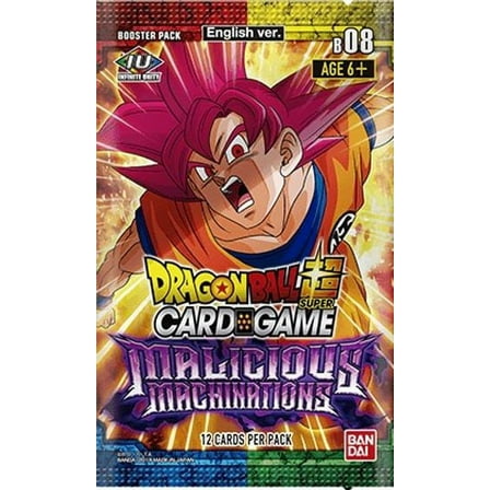 Dragon Ball Super Collectible Card Game Series 8 Malicious Machinations Booster Pack (12 Cards)
