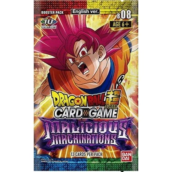 Dragon Ball Super Collectible Card Game Series 8 Malicious Machinations Booster Pack (12 Cards)