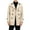 Beige, variant on Mens Classic Pea Coat Notched Collar Double Breasted Slim Fit Fall Winter Warm Lightweight Trench Coats Khaki