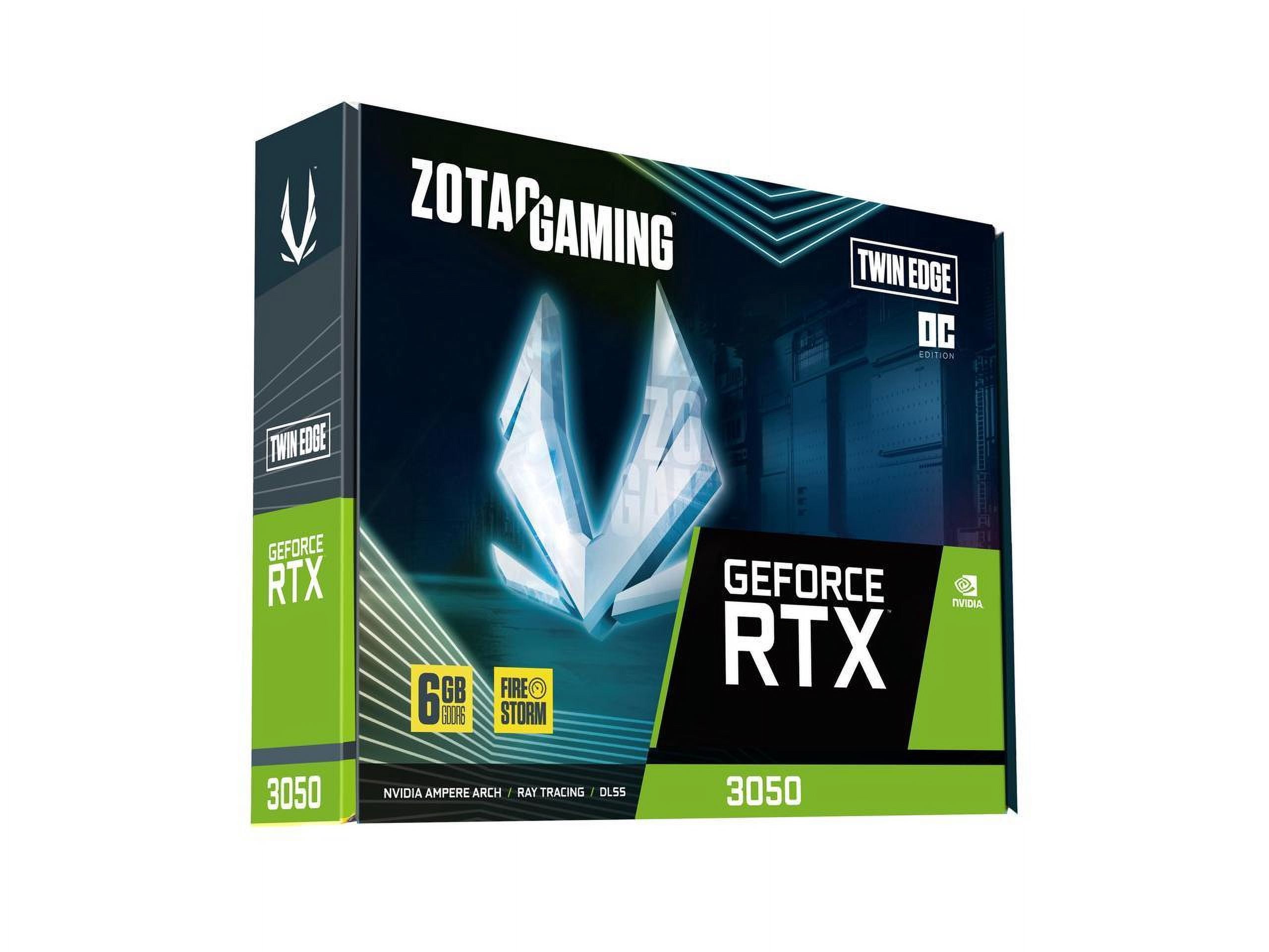ZOTAC Twin Edge OC RTX 3050 6GB GeForce RTX 3050 Graphics Card ZT-A30510H-10L