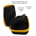 thumbnail image 3 of Handheld Console Carrying Case, Portable Soft Lining Shockproof Scratch Proof Console Storage Bag Hard Shell EVA  for Game Console, 3 of 7