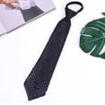 thumbnail image 6 of Unisex Sequins Tie Adjustable Pre-Tied Necktie Fashion Party Costume, 6 of 20