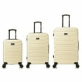 thumbnail image 3 of InUSA Trend 3-Piece Hardside Luggage Sets with Spinner Wheels, Handle, Trolley, (20"/24"/28"), Sand, 3 of 3