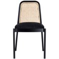 thumbnail image 4 of Meridian Furniture Atticus Black Powder Coated Metal Dining Chair, 4 of 15