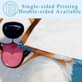 thumbnail image 4 of Dog Fluffy Microfiber Throw Blanket - Soft, Warm, and Printed - Lightweight Blanket for Sofa, Bed, Couch, Office, and Camping, 4 of 6