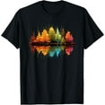 thumbnail image 3 of Nature Reflection Forest Trees Outdoor Wildlife T-Shirt, 3 of 5