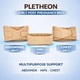 thumbnail image 3 of 3 in 1 Postpartum Belly Band Post Pregnancy Abdominal Belt for Women After Birth Belly/Waist/Pelvis Wrap Postnatal Shapewear, 3 of 8
