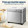 thumbnail image 7 of SPECSTAR 19-in-1 Bread Maker Machine, Automatic Fruit and Nut Dispenser, 2 Lb Capacity, 7 of 7