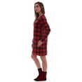 thumbnail image 2 of Just Love Womens Ultra-Soft Sleep Shirt Nightgown with Matching Fuzzy Socks, 2 of 3