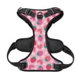 thumbnail image 4 of Kdxio Haear Strawberry Print No Pull Dog Harness Adjustable Reflective Oxford Easy Control Medium Large Dog Harness for Training and Everyday-Small, 4 of 8