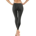 thumbnail image 4 of Yoga Pants for Women,Ultra Soft Seamless High Waisted Yoga Leggings Tummy Control Dark Gray 3XL, 4 of 7