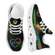 thumbnail image 1 of Zapatos casuales para mujer, zapatillas de malla con aumento de altura, diseño de rompecabezas de concienciación sobre el autismo, calzado para caminar, 1 of 6