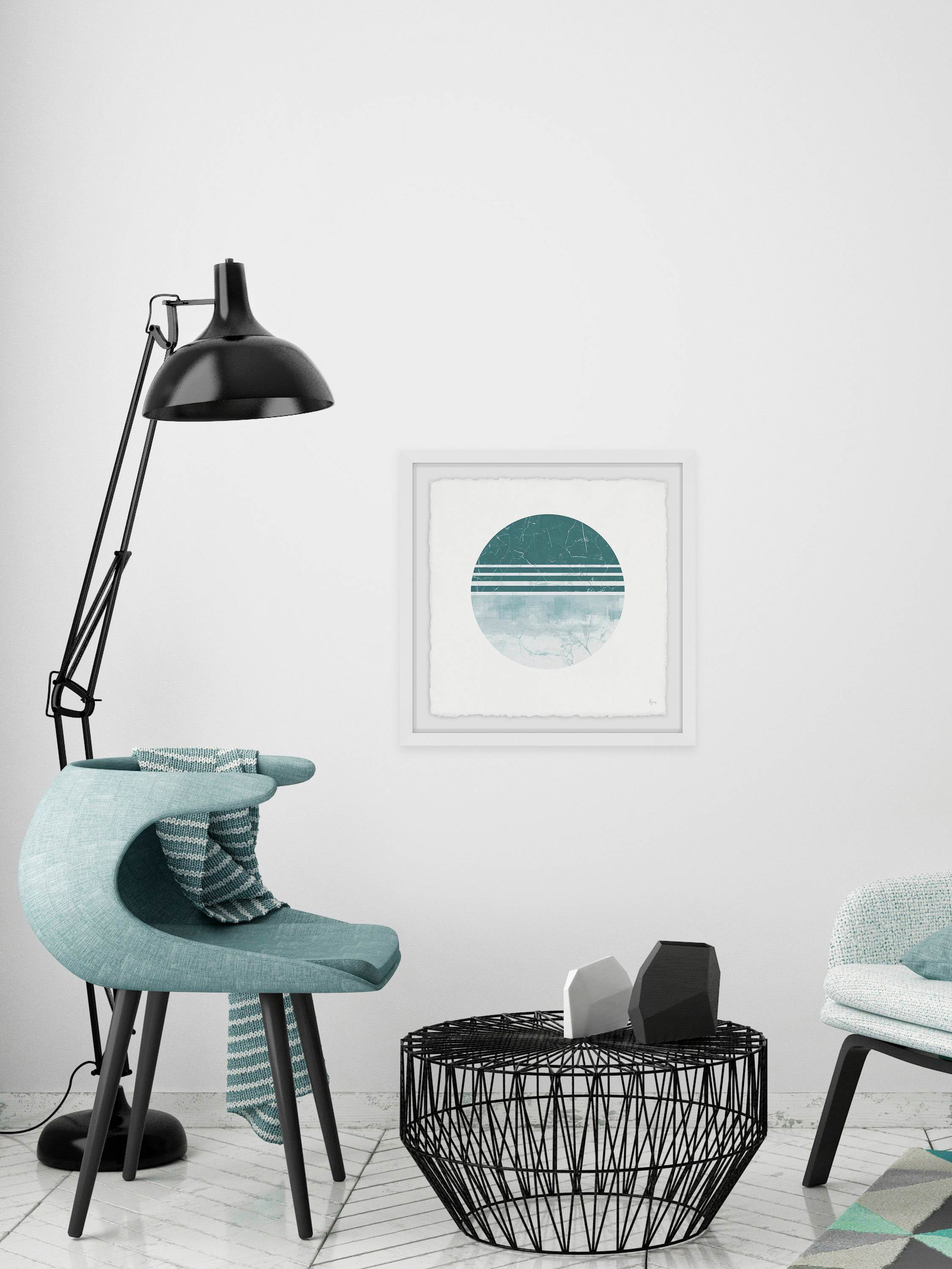 Rising Stratosphere Framed Painting Print