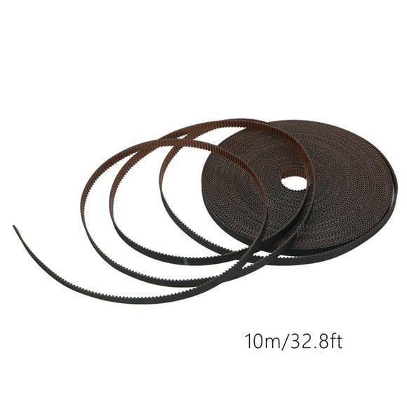 Synchronous Belt 6mm Non Slip Timing Belt High Strength Rubber Timing Belt for Linear Drive Black Rubber Material High Strength Rubber Belt High Smoothness and Accuracy