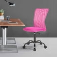 thumbnail image 2 of BestOffice Ergonomic Office Chair Mesh Armless Back Support Modern Executive Rolling, Lumbar Support, Pink, 2 of 7
