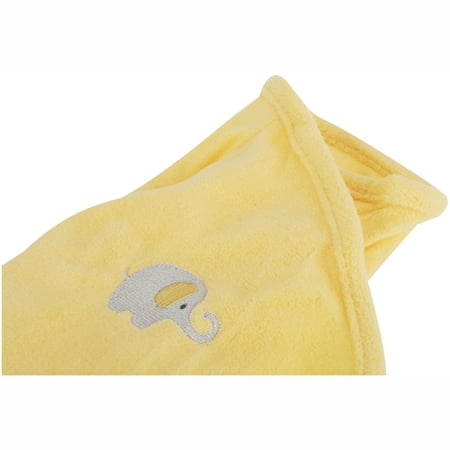 Little Bedding by Nojo® Elephant Time Yellow Swaddle Baby