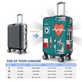 thumbnail image 6 of Balery Medical Elements Luggage Cover Protector, Scratch And Dirt Resistant, Fits 18-32 Inch Luggage - Large, 6 of 9