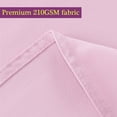 thumbnail image 3 of 210GSM Rectangle Table Cloth - Heavy Duty Water Resistance Microfiber Tablecloth, Decorative Fabric Table Cover for Outdoor and Indoor Use (Pink,60 x 60 Inch), 3 of 6