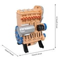 Mini L4/flat Eight Engine Kits That Runs Internal Combustion Engine Resin Model Decoration