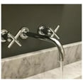 thumbnail image 4 of Kohler  9 in. 90 deg Purist W-M Lavatory Trim Spout Cross Bathroom Faucet, Brushed Nickel, 4 of 6