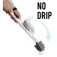 thumbnail image 4 of Escobilla de baño ELYPRO sin goteo con soporte higiénico blanco, 4 of 9