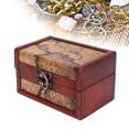 thumbnail image 1 of Vintage Storage Wood Box, Beautiful Appearance Wooden Storage Box Cedarwood  For Home Use, 1 of 8