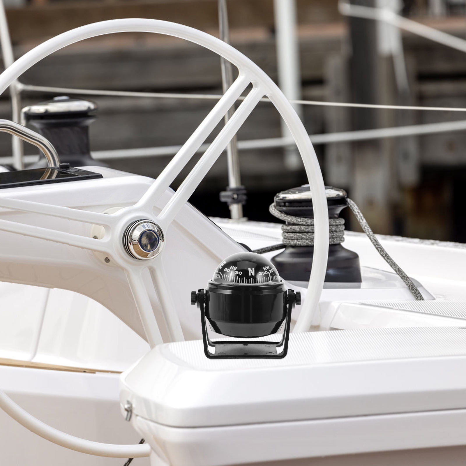 RAPOBRIX 1Pcs Marine Compass for Boats and Off Road Vehicles with Navigation Function
