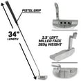 thumbnail image 2 of GoSports GS2 Tour Golf Putter - 34" Right-Handed Mallet Putter with Pistol Grip and Milled Face, 2 of 6