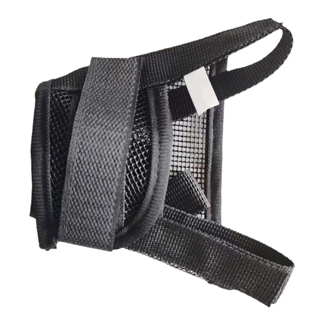 Bozal extragrande para perros, ajustable, suave y transpirable, para perros pequeños, medianos y grandes. Bozal de entrenamiento de malla transpirable para morder, ladrar y masticar.