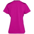 thumbnail image 2 of Augusta M Ladies Vigorous Jersey Power Pink/Power Pink/Black Print 1360, 2 of 5