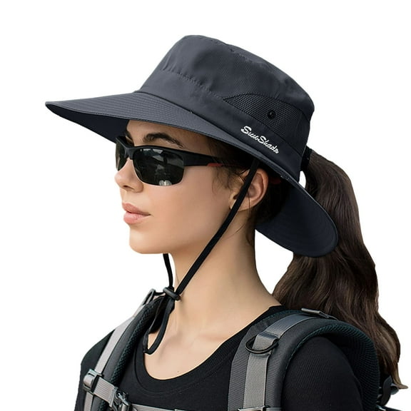 Sun Hat for Women Foldable UV Protection Bucket Hat for Camping and Travel Sun Hats For Women Men Outdoor Camping Hiking Sports Adjustable Breathable Lightweight Wide Brim Summer Hat