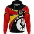 thumbnail image 2 of Sudadera con capucha con estampado 3D de la bandera de Uganda para hombre, ropa africana, ropa deportiva informal, jerseys de calle, 2 of 5