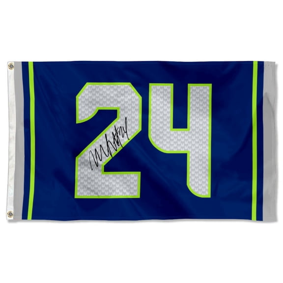 Seattle City Flag for Football fans 24# autograph flags New Banner Home Yard Garden Decor 3x5Ft