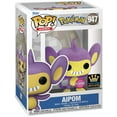 thumbnail image 2 of Funko Pop! Games: Pokemon - Aipom Flocked Specialty Series, 2 of 2