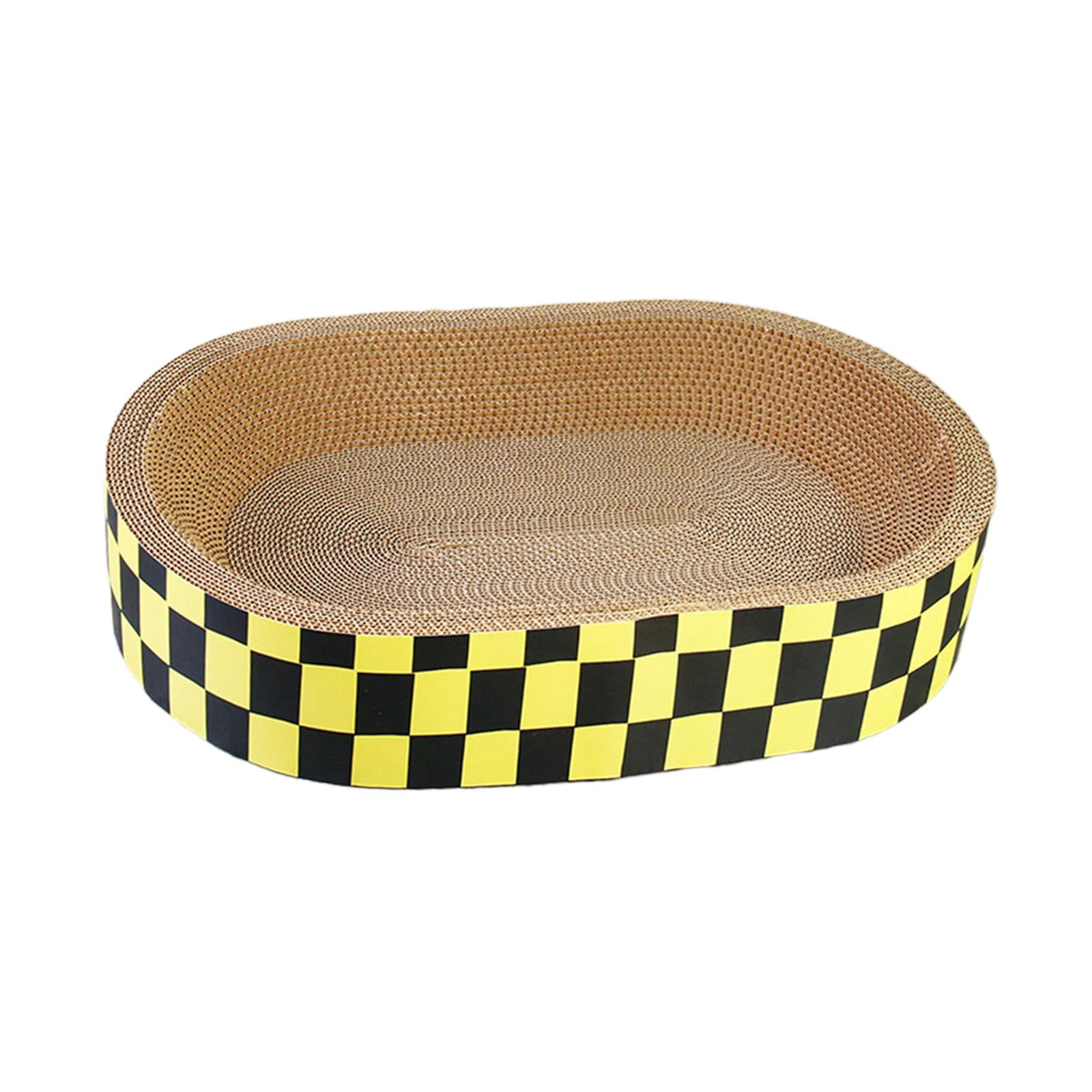 Cat Scratcher Bed Furniture Protection Cat Scratch Pad Nest Lounge Cat Beds Oval M