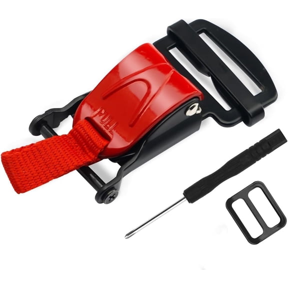 1pcs Helmet Quick Release Buckle Replacement Kit, All Stainless Steel Ratcheted Helmets for Chin Strap Up to 1", Motorcycle Helmets Accessories, Compatible with Half, 3/4, Full Face Helmet