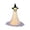 A, variant on Homellea Light Up Halloween Ghost Decoration, 47.24 Inch Cloth Ghost Figure, Happy Smile Face with Black Witch Hat for Halloween Party, Haunted House, Front Porch, Yard and Entryway