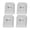 Silver, variant on BIMZUC 4Pcs Sliding Slot Nut T Type 30 Series M8 Aluminum Alloy Woodworking Linear Motion Parts Blue