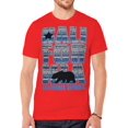 thumbnail image 1 of Camiseta Tribal Tribal Blue Tribal Men's California - Rojo - Medium Gravity Trading Camiseta de manga corta, 1 of 1