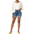 thumbnail image 2 of Levi Strauss Signature Women's and Women's Plus Size Mid Rise 5" Cuffed Shorts, Sizes 2-28, 2 of 6