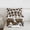 White Brown 01, variant on Feelyou Princess Bowknot Lips Full Size Comforter Sets, Cheetah Print Bedding Sets, 3pcs