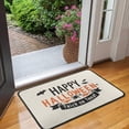 thumbnail image 2 of Halloween Pumpkin Ghost Front Door Mat Anti Slip Pumpkin Skull Bat Spider Welcome Mat Retro the Indoor Door Mat/Outdoor Crystal Velvet 30x17 Inches, 2 of 7