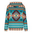 thumbnail image 5 of ICHUANYI Liquidación Sudadera con capucha de bolsillo de manga larga estilo étnico con estampado casual para mujer ICHUANYI WER202308256244, 5 of 5